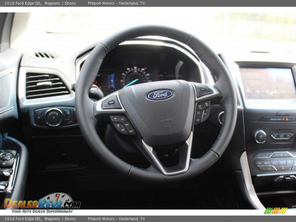 2019 Ford Edge SEL Magnetic / Ebony Photo #22
