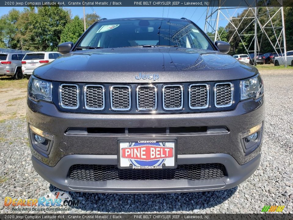 2020 Jeep Compass Latitude 4x4 Granite Crystal Metallic / Black Photo #2