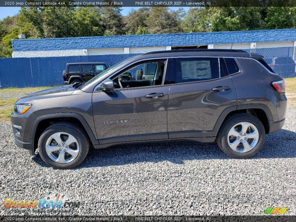 2020 Jeep Compass Latitude 4x4 Granite Crystal Metallic / Black Photo #3