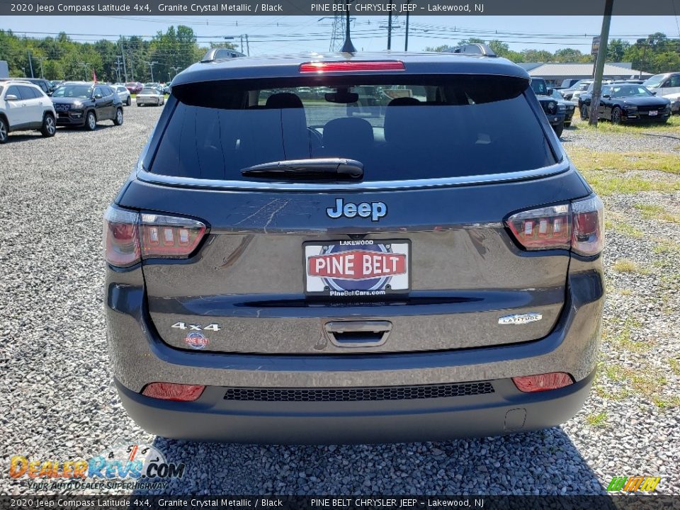 2020 Jeep Compass Latitude 4x4 Granite Crystal Metallic / Black Photo #5