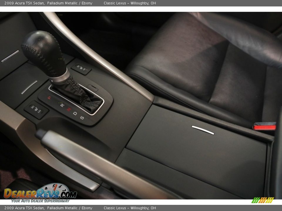 2009 Acura TSX Sedan Palladium Metallic / Ebony Photo #12