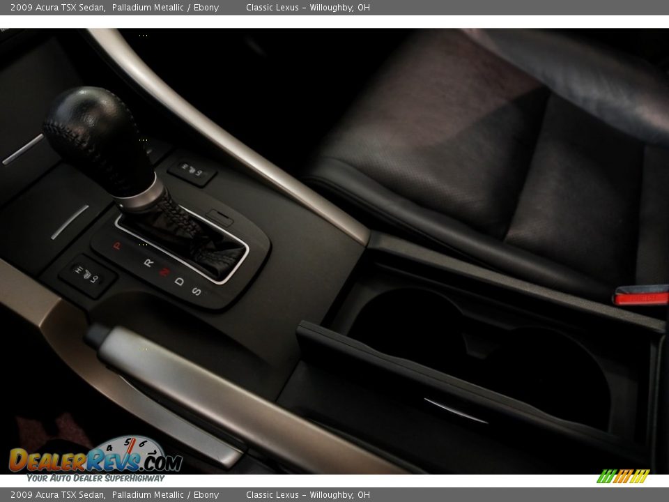 2009 Acura TSX Sedan Palladium Metallic / Ebony Photo #13