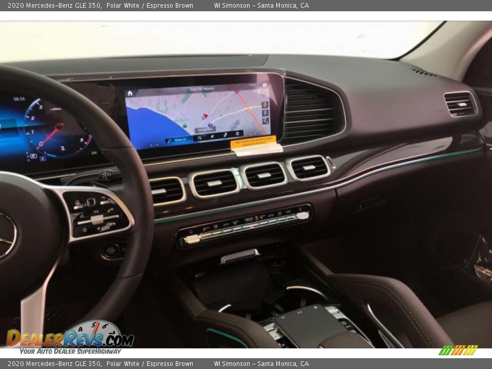 2020 Mercedes-Benz GLE 350 Polar White / Espresso Brown Photo #6