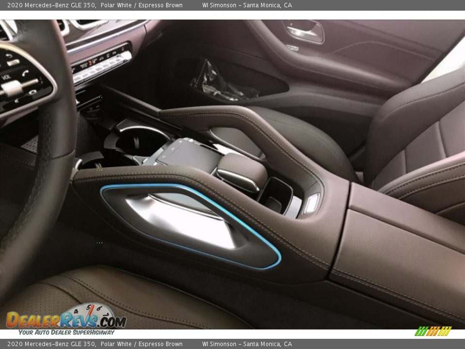 2020 Mercedes-Benz GLE 350 Polar White / Espresso Brown Photo #7