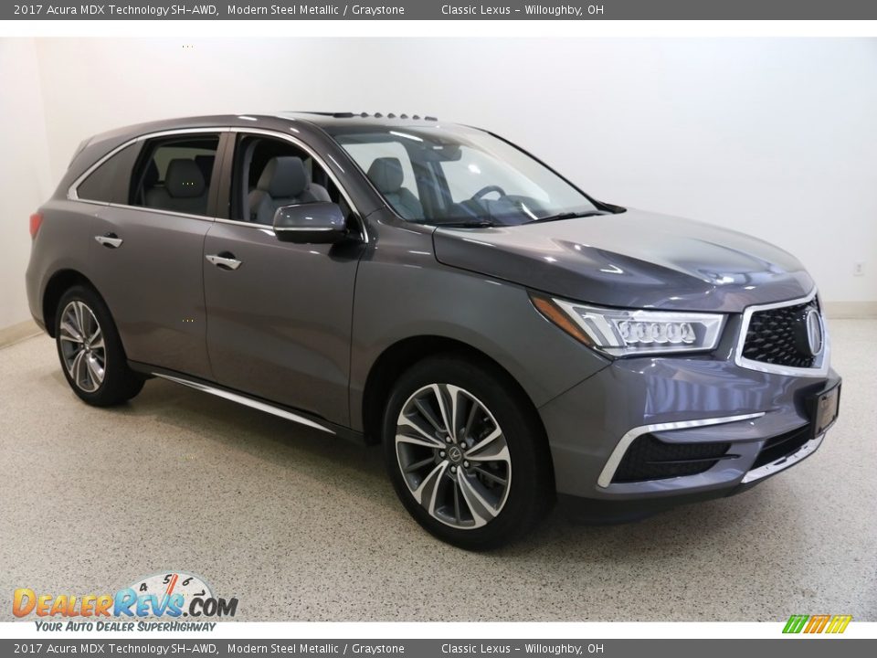 2017 Acura MDX Technology SH-AWD Modern Steel Metallic / Graystone Photo #1