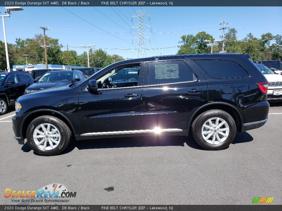 2020 Dodge Durango SXT AWD DB Black / Black Photo #3