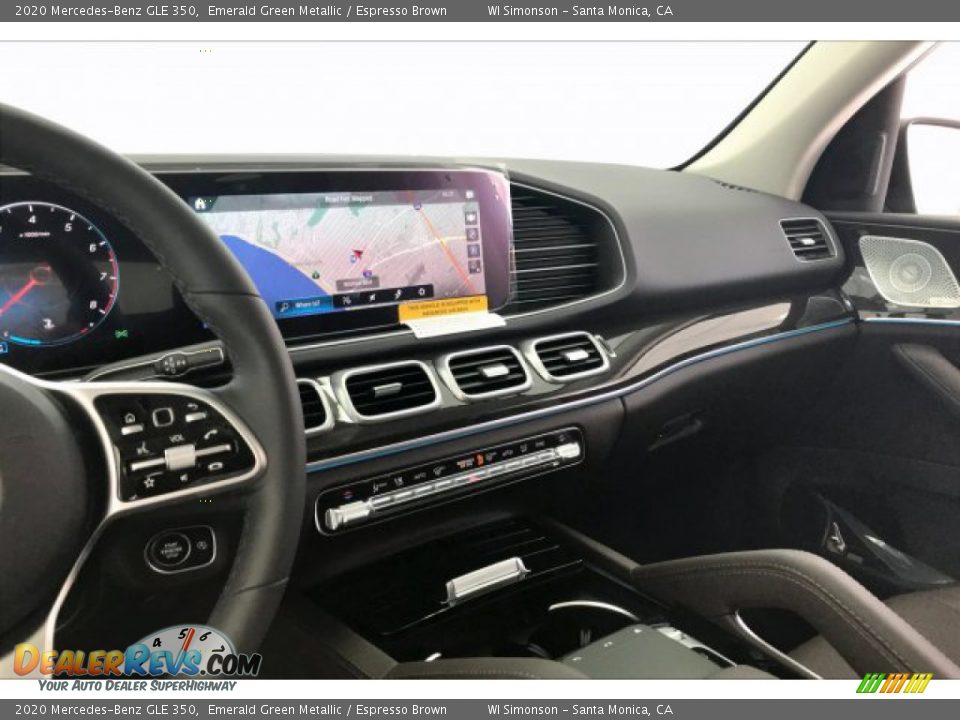 2020 Mercedes-Benz GLE 350 Emerald Green Metallic / Espresso Brown Photo #6