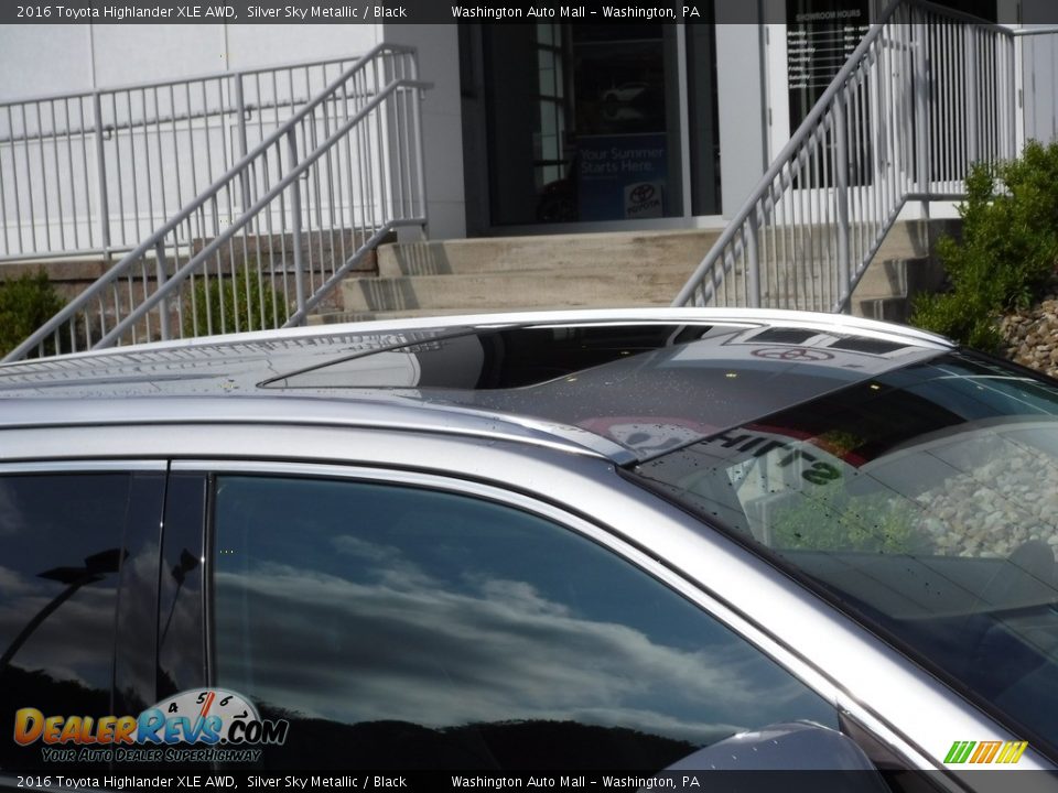 2016 Toyota Highlander XLE AWD Silver Sky Metallic / Black Photo #3