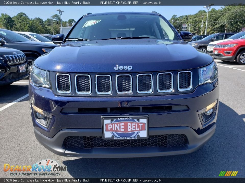 2020 Jeep Compass Latitude 4x4 Jazz Blue Pearl / Black Photo #2
