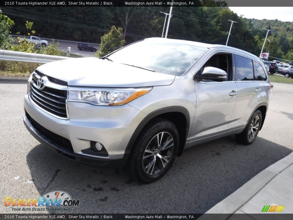 2016 Toyota Highlander XLE AWD Silver Sky Metallic / Black Photo #6