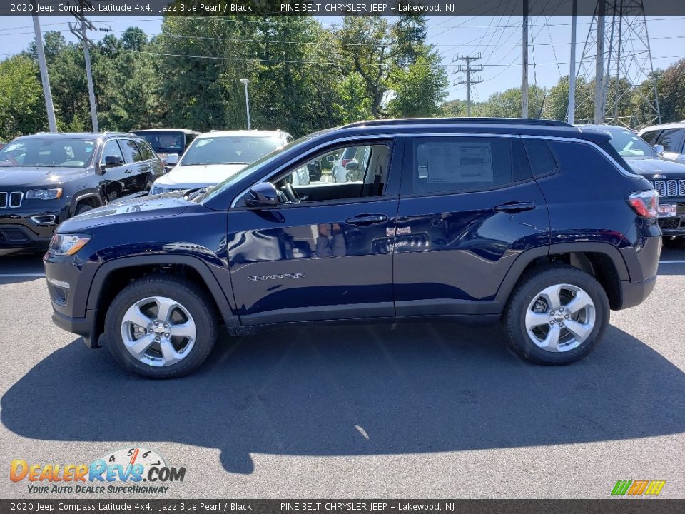 2020 Jeep Compass Latitude 4x4 Jazz Blue Pearl / Black Photo #3
