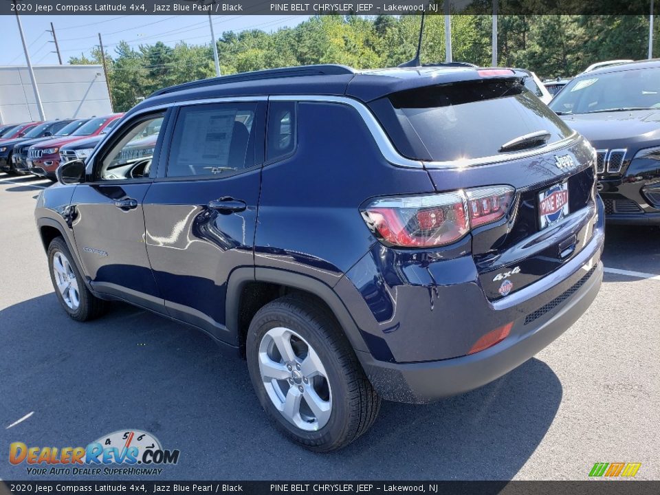 2020 Jeep Compass Latitude 4x4 Jazz Blue Pearl / Black Photo #4