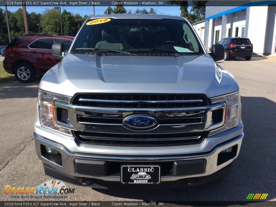 2019 Ford F150 XLT SuperCrew 4x4 Ingot Silver / Black Photo #4