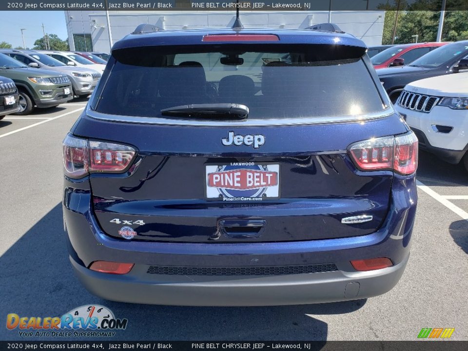 2020 Jeep Compass Latitude 4x4 Jazz Blue Pearl / Black Photo #5