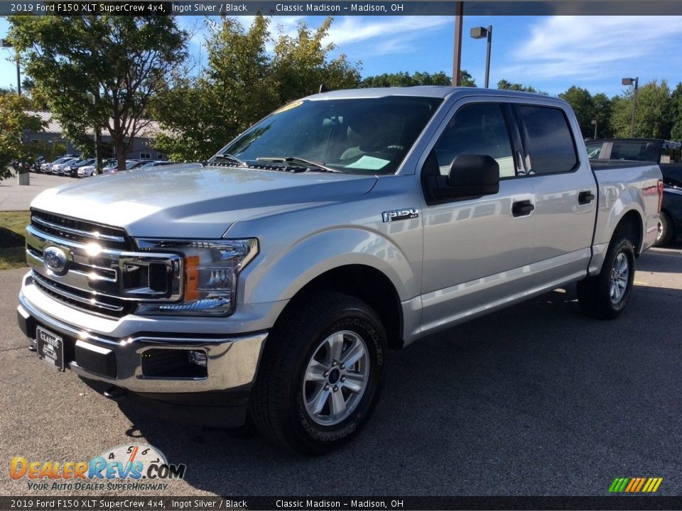 2019 Ford F150 XLT SuperCrew 4x4 Ingot Silver / Black Photo #5