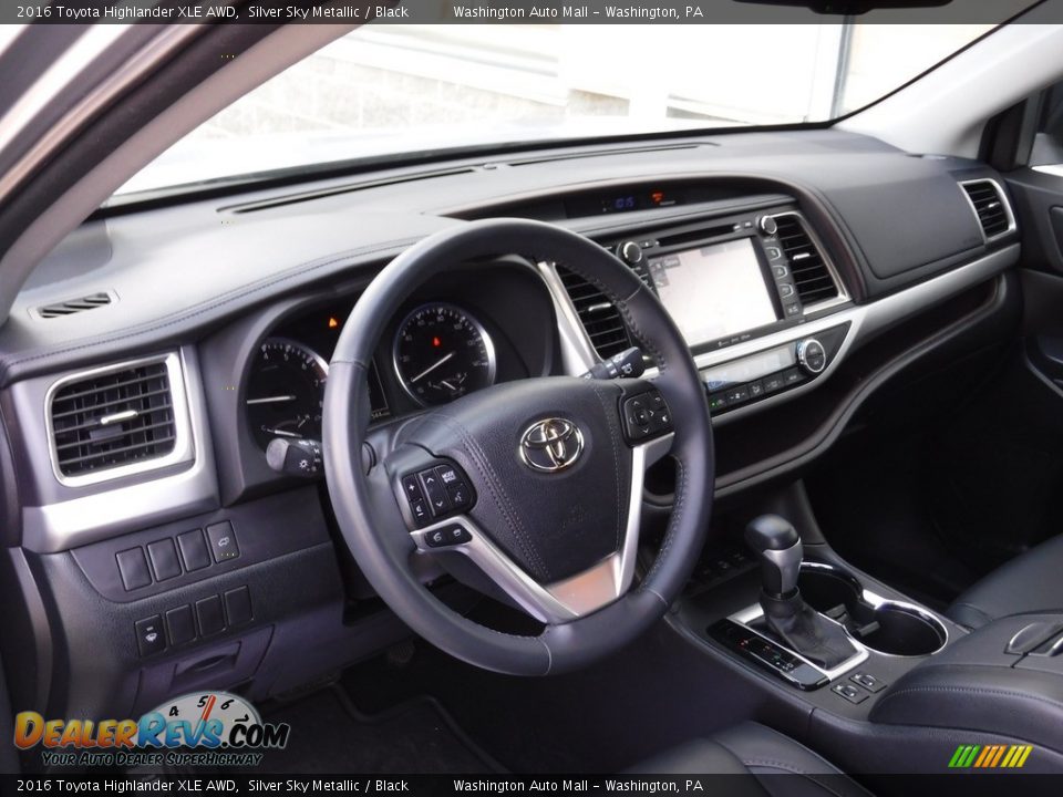 2016 Toyota Highlander XLE AWD Silver Sky Metallic / Black Photo #12