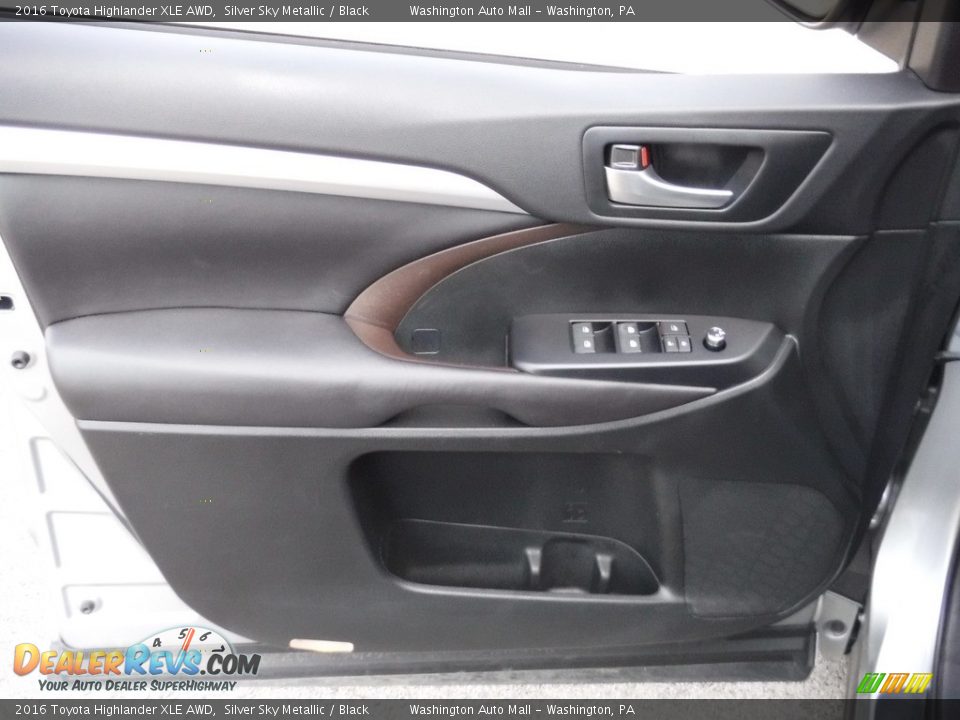 2016 Toyota Highlander XLE AWD Silver Sky Metallic / Black Photo #13