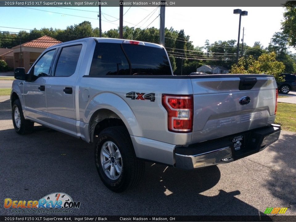 2019 Ford F150 XLT SuperCrew 4x4 Ingot Silver / Black Photo #7