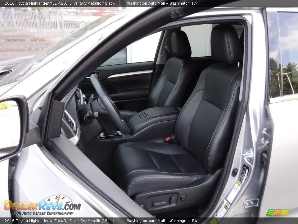 2016 Toyota Highlander XLE AWD Silver Sky Metallic / Black Photo #14