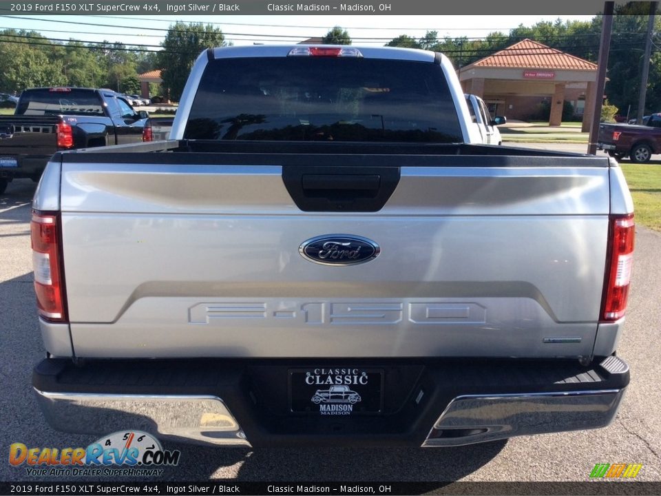 2019 Ford F150 XLT SuperCrew 4x4 Ingot Silver / Black Photo #8
