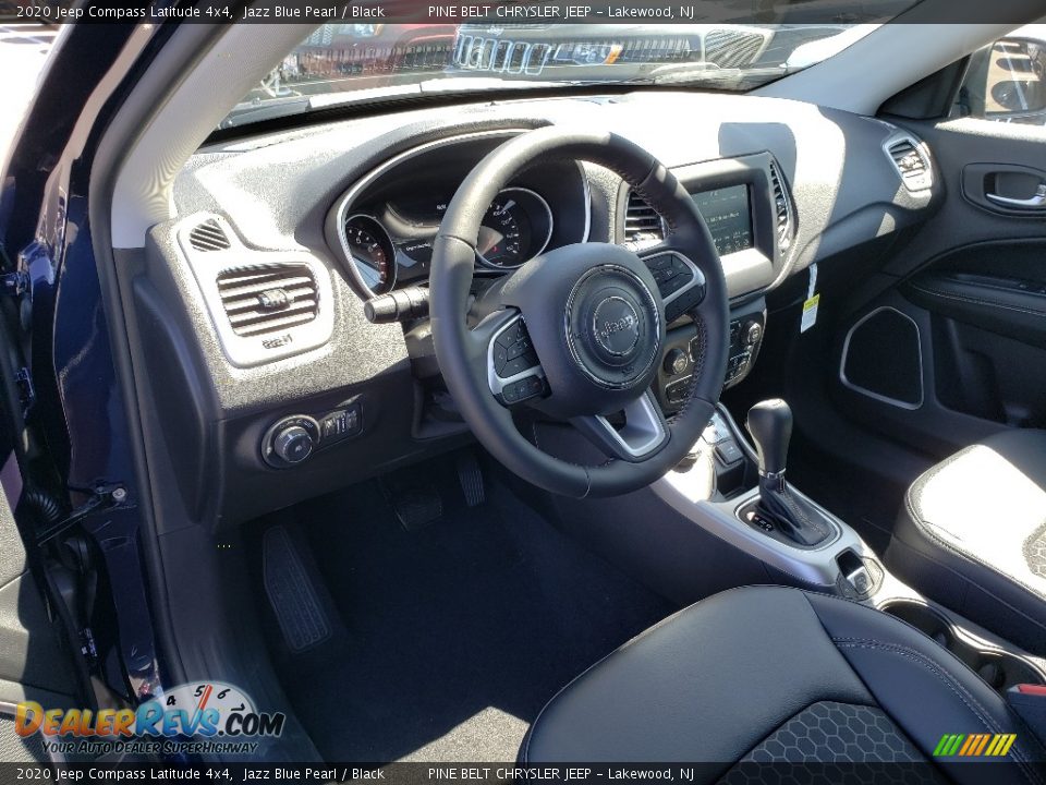 2020 Jeep Compass Latitude 4x4 Jazz Blue Pearl / Black Photo #7