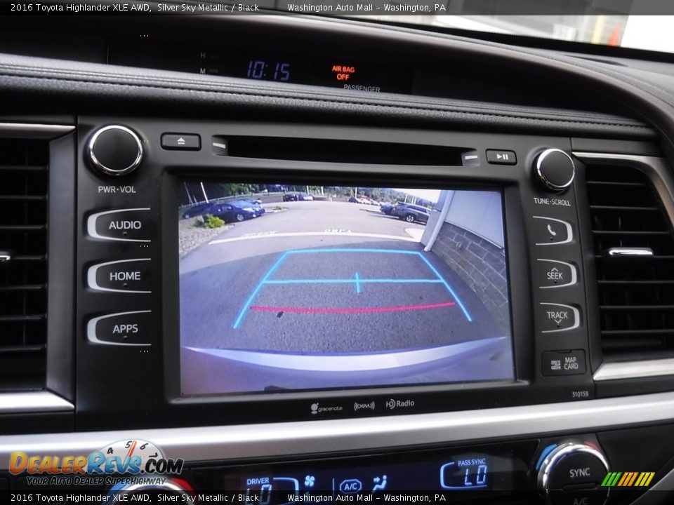 2016 Toyota Highlander XLE AWD Silver Sky Metallic / Black Photo #17