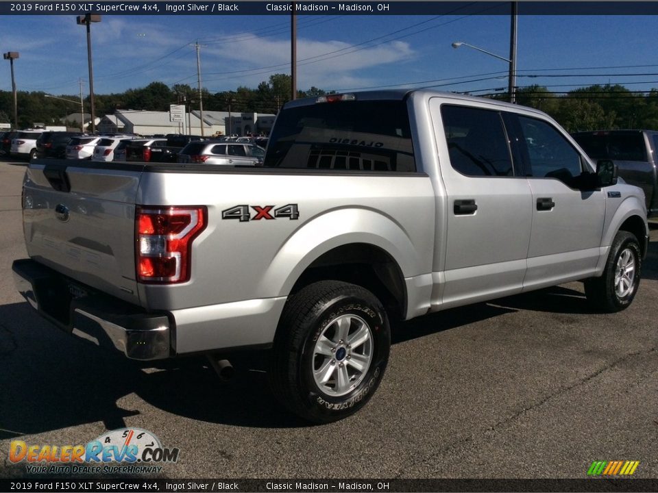 2019 Ford F150 XLT SuperCrew 4x4 Ingot Silver / Black Photo #10