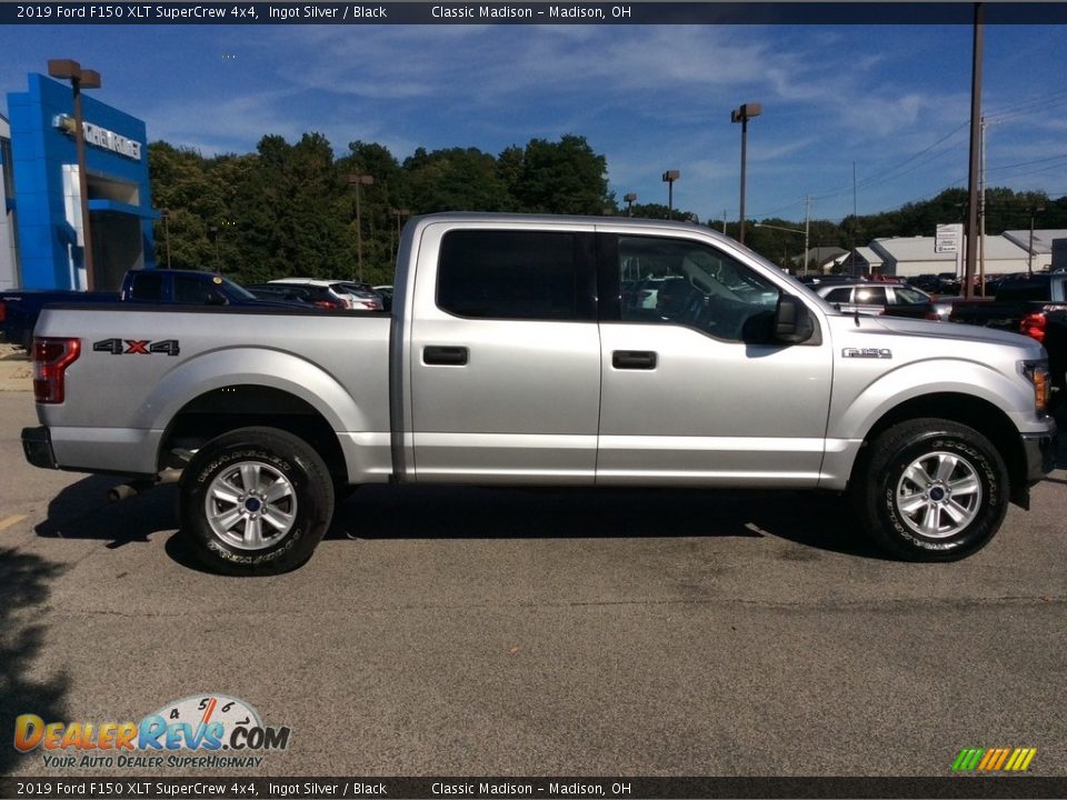 2019 Ford F150 XLT SuperCrew 4x4 Ingot Silver / Black Photo #11