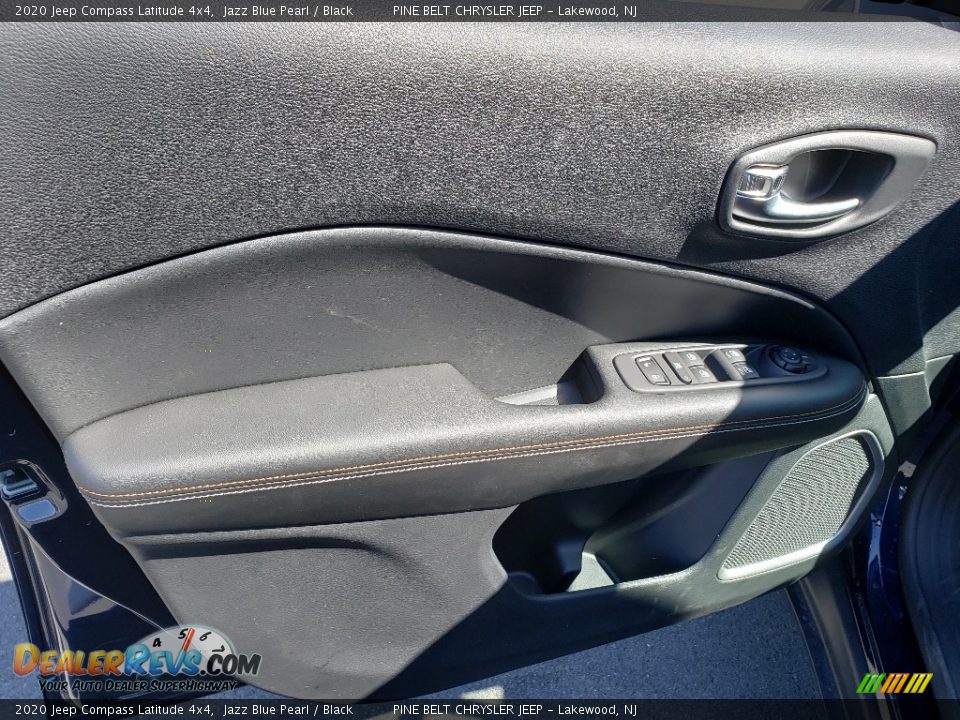 2020 Jeep Compass Latitude 4x4 Jazz Blue Pearl / Black Photo #8