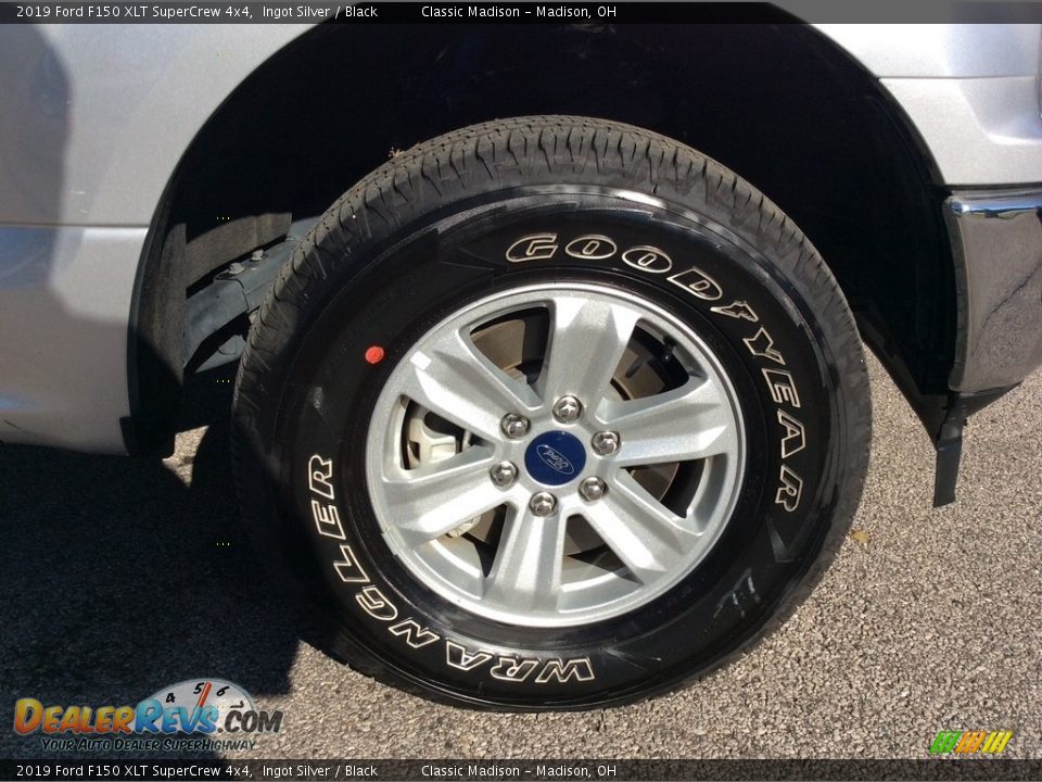 2019 Ford F150 XLT SuperCrew 4x4 Ingot Silver / Black Photo #12