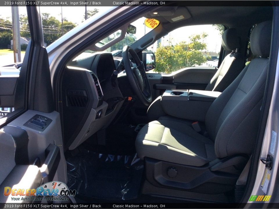 2019 Ford F150 XLT SuperCrew 4x4 Ingot Silver / Black Photo #17