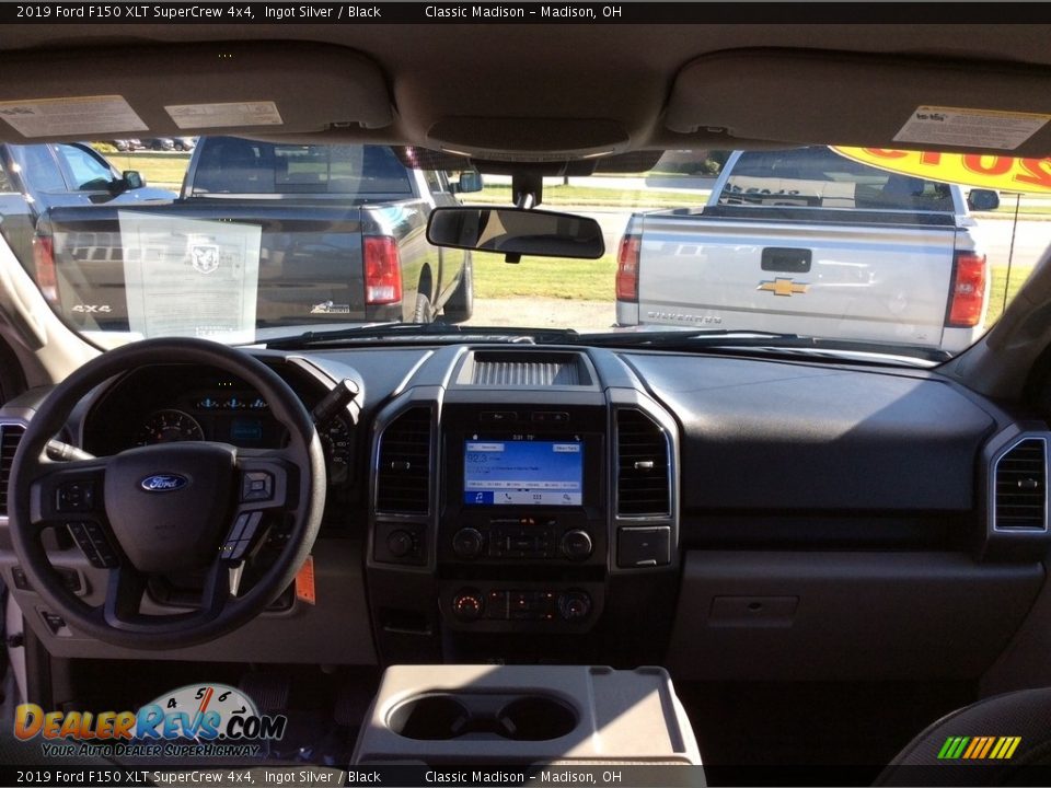 2019 Ford F150 XLT SuperCrew 4x4 Ingot Silver / Black Photo #18