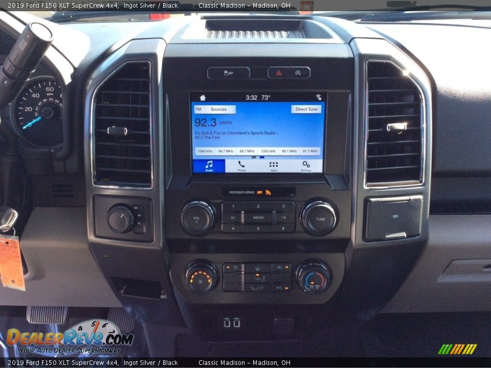 2019 Ford F150 XLT SuperCrew 4x4 Ingot Silver / Black Photo #19