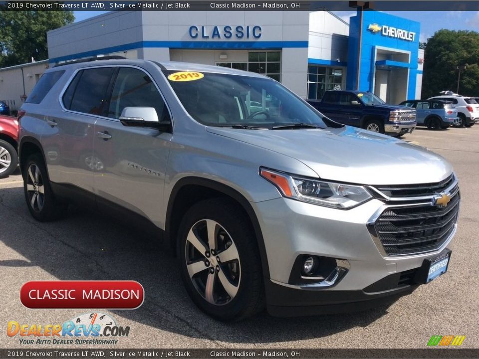 2019 Chevrolet Traverse LT AWD Silver Ice Metallic / Jet Black Photo #1