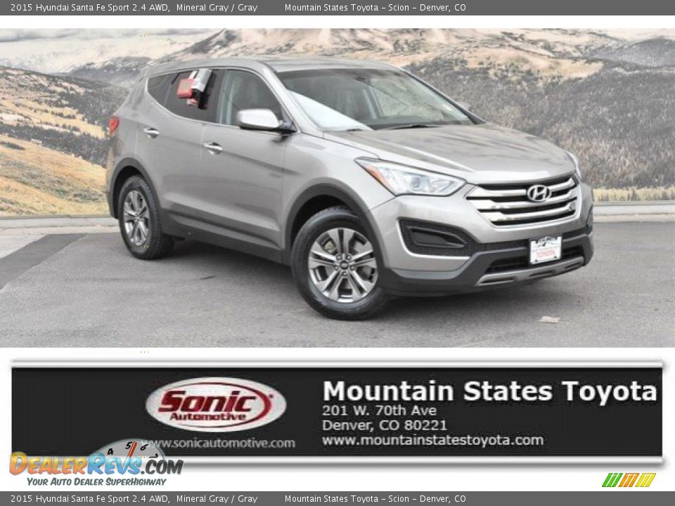 2015 Hyundai Santa Fe Sport 2.4 AWD Mineral Gray / Gray Photo #1