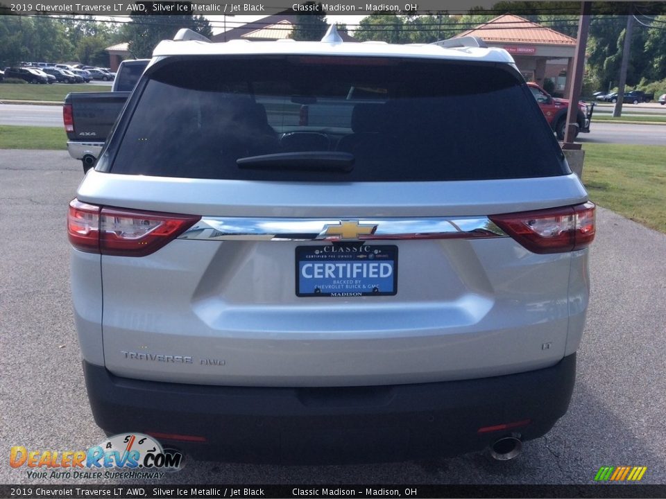 2019 Chevrolet Traverse LT AWD Silver Ice Metallic / Jet Black Photo #8