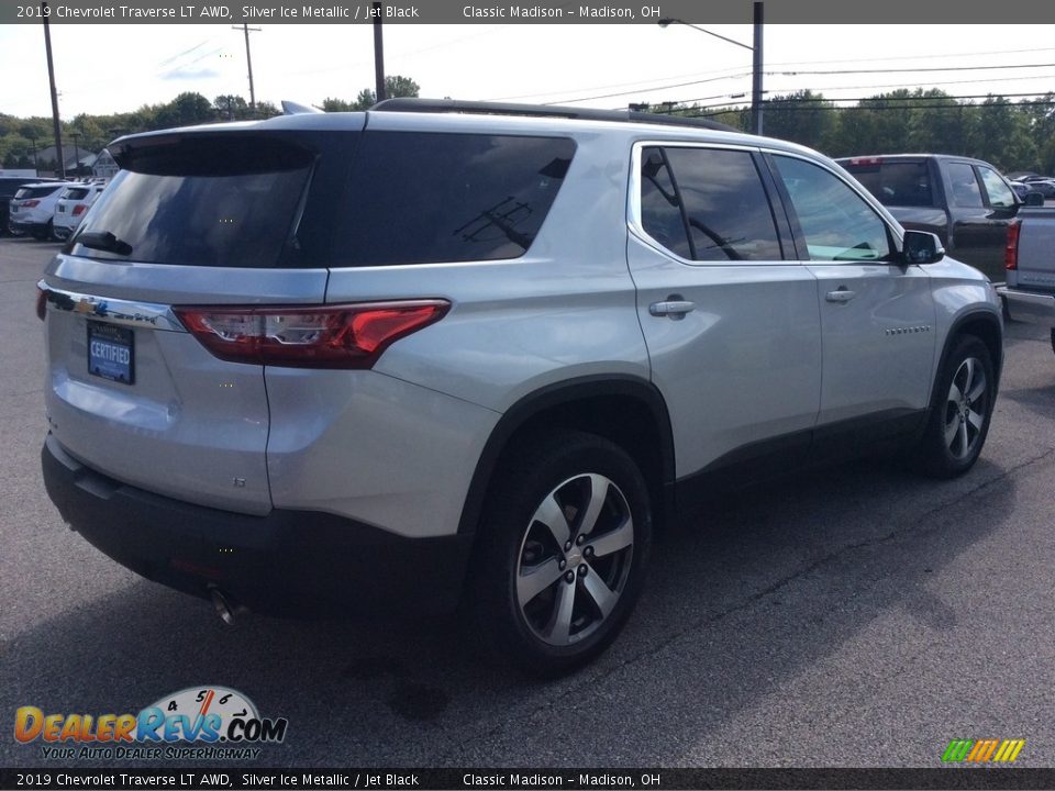 2019 Chevrolet Traverse LT AWD Silver Ice Metallic / Jet Black Photo #9