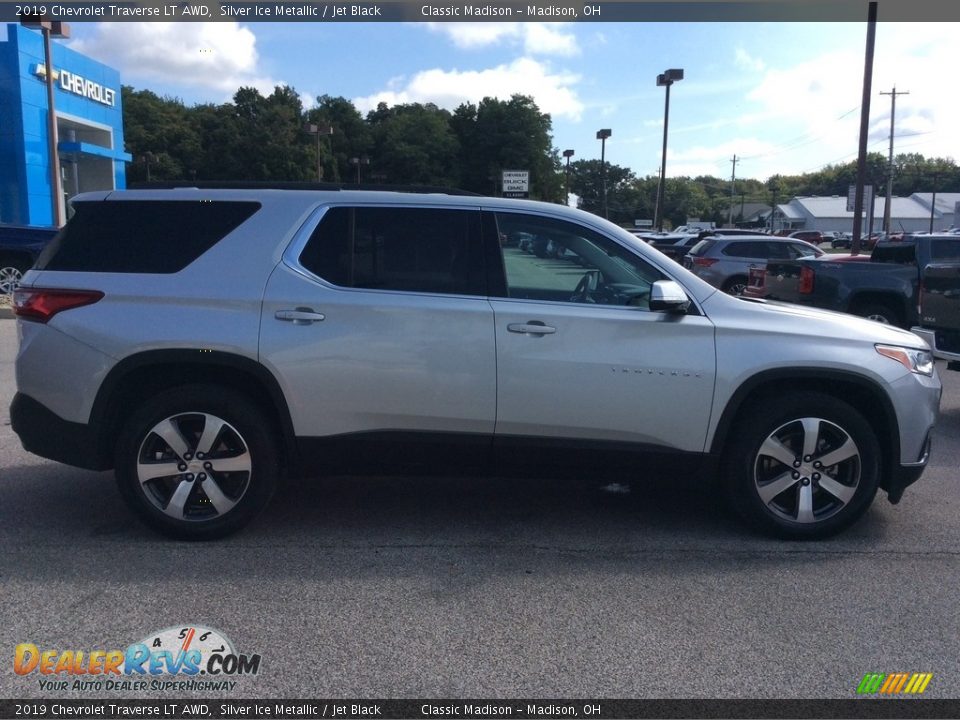 2019 Chevrolet Traverse LT AWD Silver Ice Metallic / Jet Black Photo #10