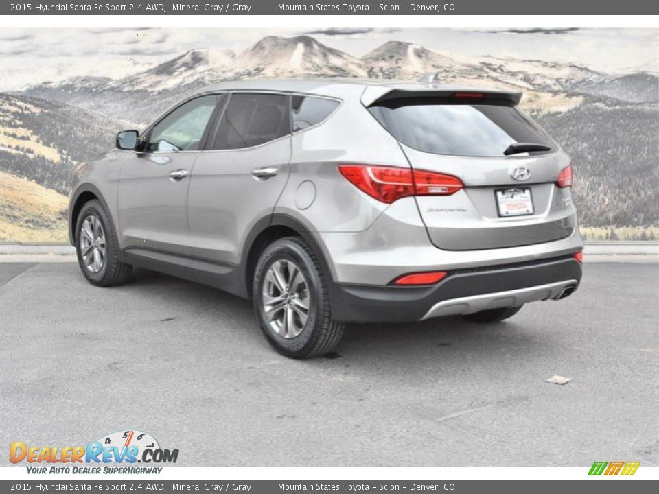 2015 Hyundai Santa Fe Sport 2.4 AWD Mineral Gray / Gray Photo #7