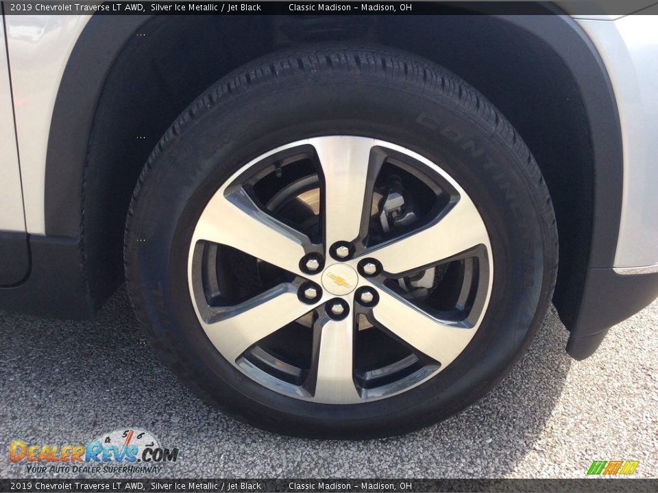 2019 Chevrolet Traverse LT AWD Silver Ice Metallic / Jet Black Photo #11
