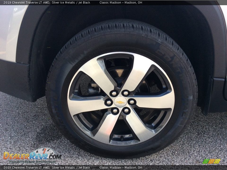 2019 Chevrolet Traverse LT AWD Silver Ice Metallic / Jet Black Photo #12
