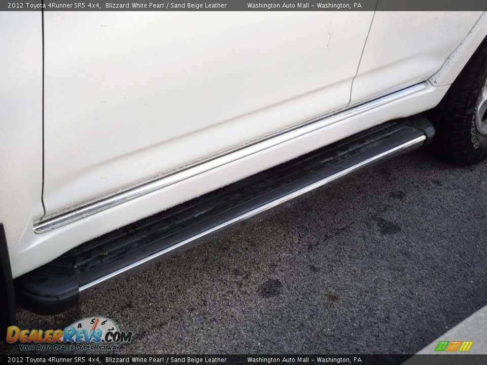 2012 Toyota 4Runner SR5 4x4 Blizzard White Pearl / Sand Beige Leather Photo #7