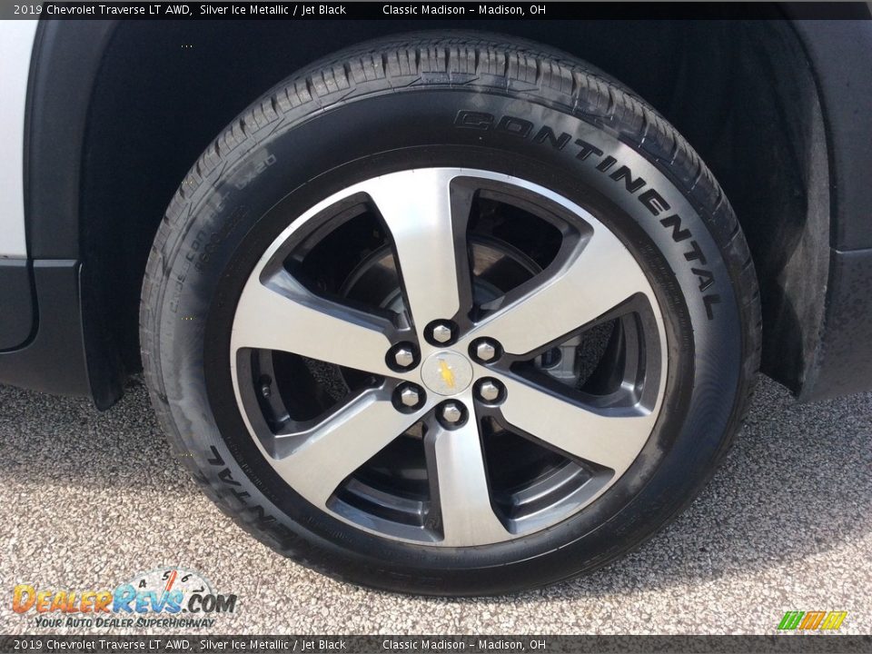 2019 Chevrolet Traverse LT AWD Silver Ice Metallic / Jet Black Photo #13