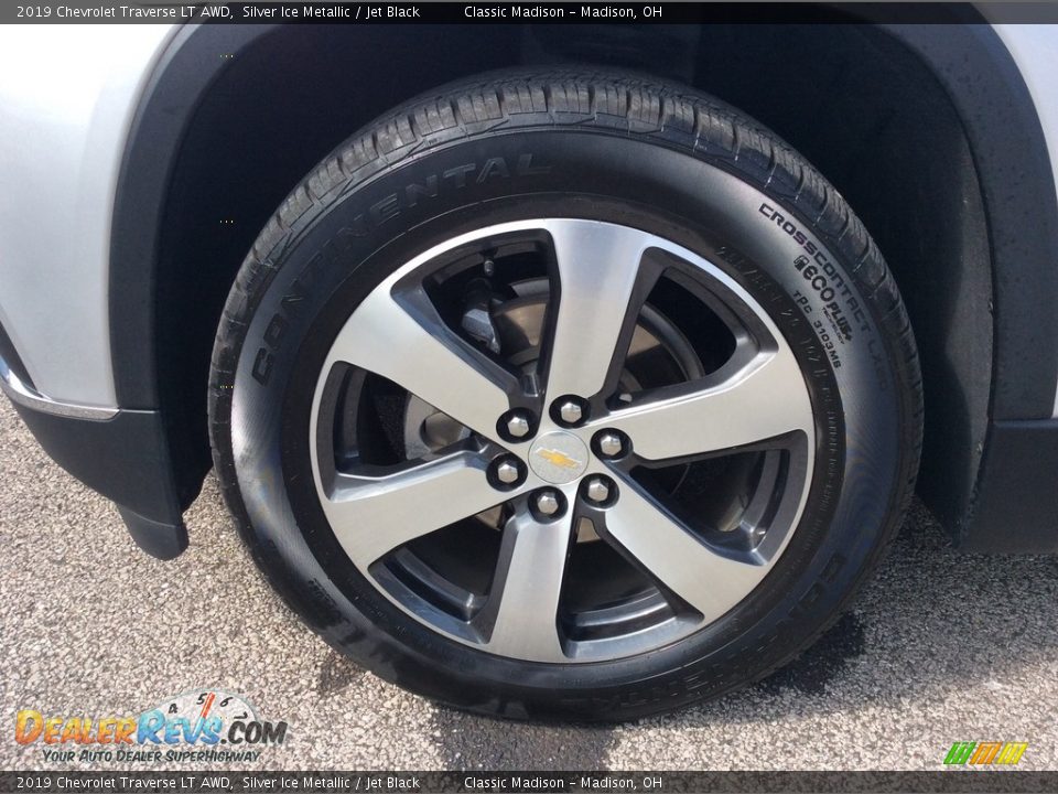 2019 Chevrolet Traverse LT AWD Silver Ice Metallic / Jet Black Photo #14