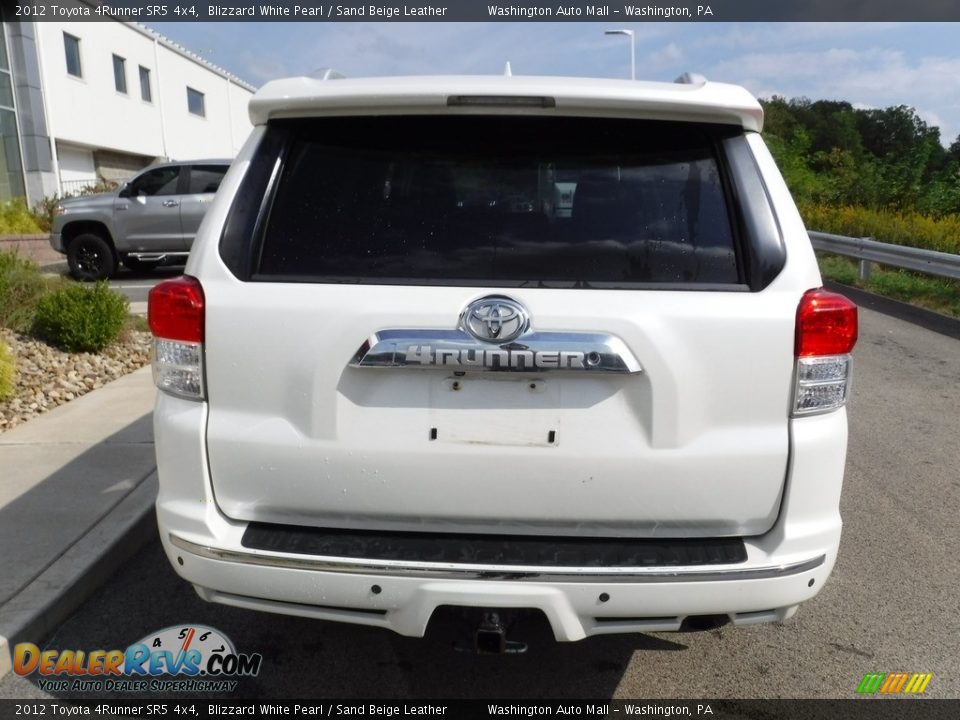 2012 Toyota 4Runner SR5 4x4 Blizzard White Pearl / Sand Beige Leather Photo #10