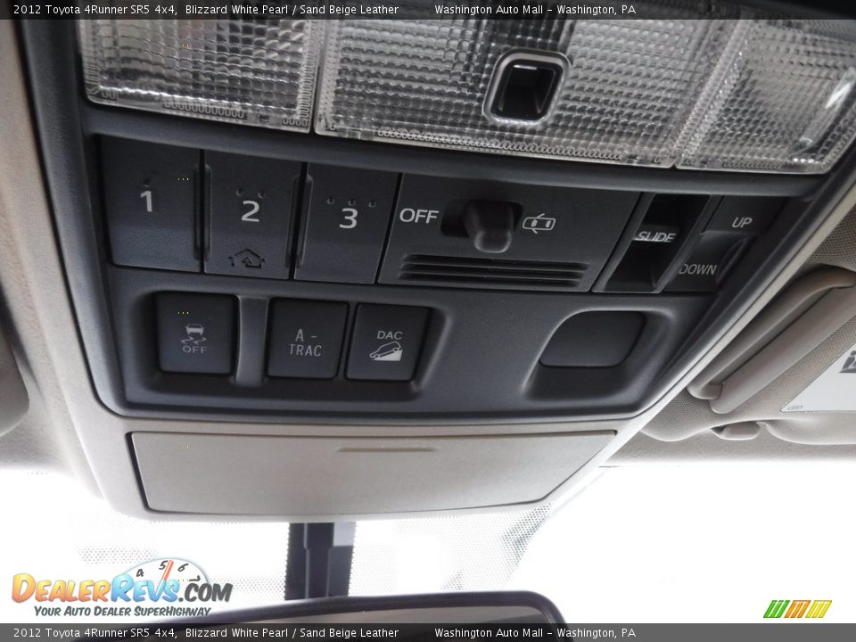 2012 Toyota 4Runner SR5 4x4 Blizzard White Pearl / Sand Beige Leather Photo #21
