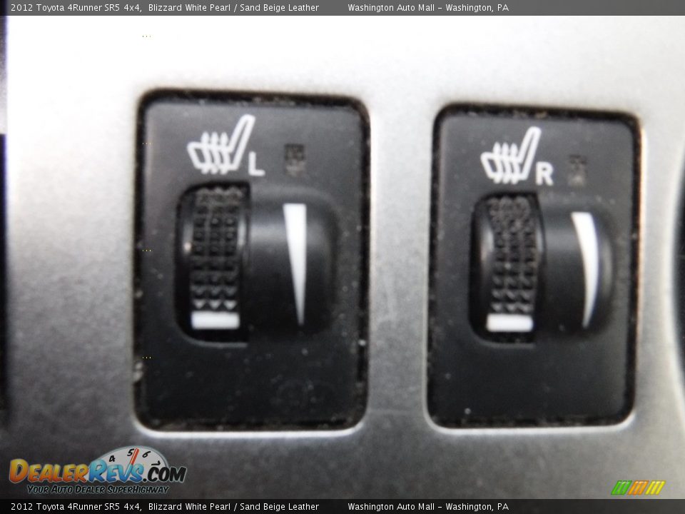 2012 Toyota 4Runner SR5 4x4 Blizzard White Pearl / Sand Beige Leather Photo #23