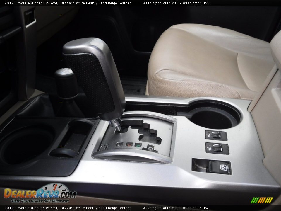 2012 Toyota 4Runner SR5 4x4 Blizzard White Pearl / Sand Beige Leather Photo #24
