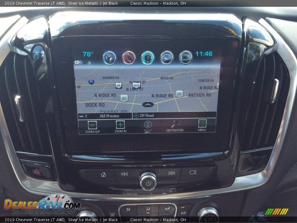 2019 Chevrolet Traverse LT AWD Silver Ice Metallic / Jet Black Photo #25