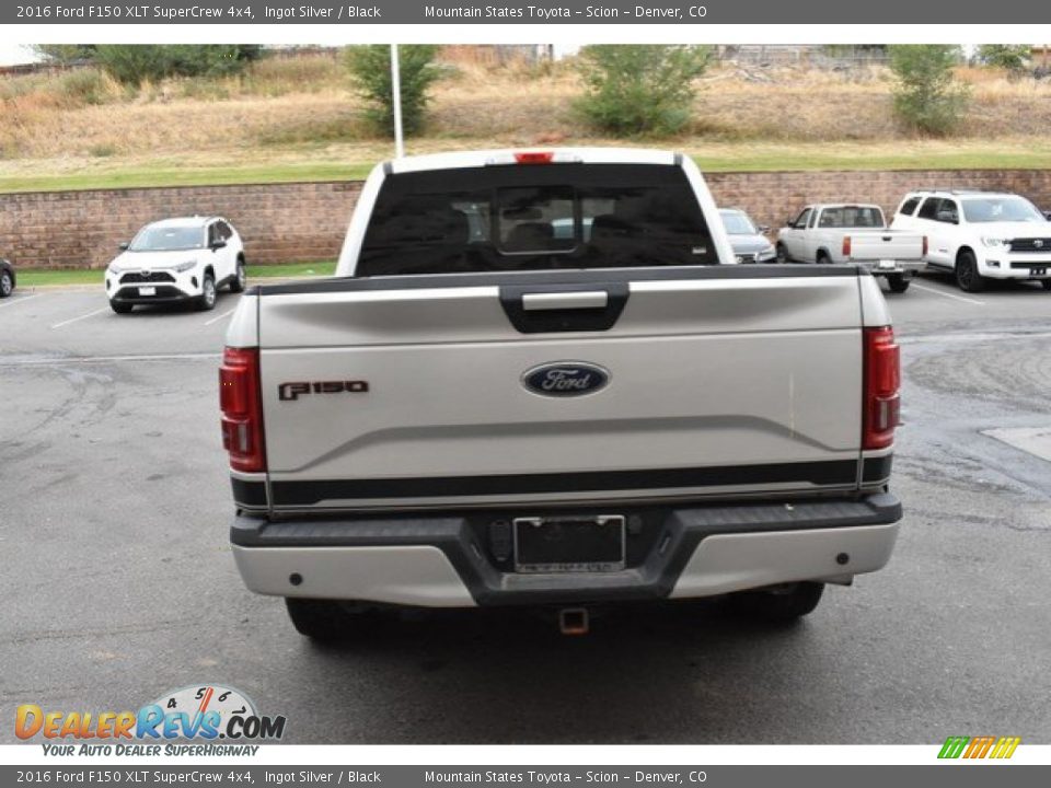 2016 Ford F150 XLT SuperCrew 4x4 Ingot Silver / Black Photo #5